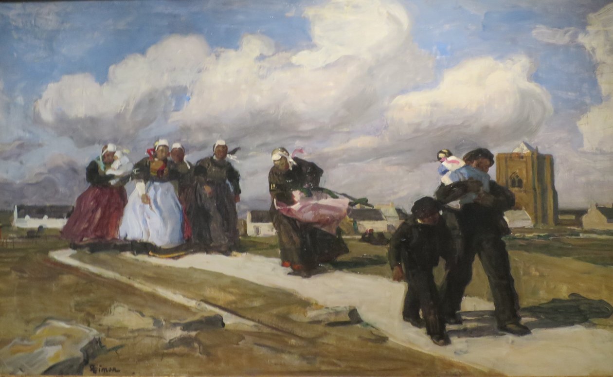 Uma rajada de vento de Lucien Simon