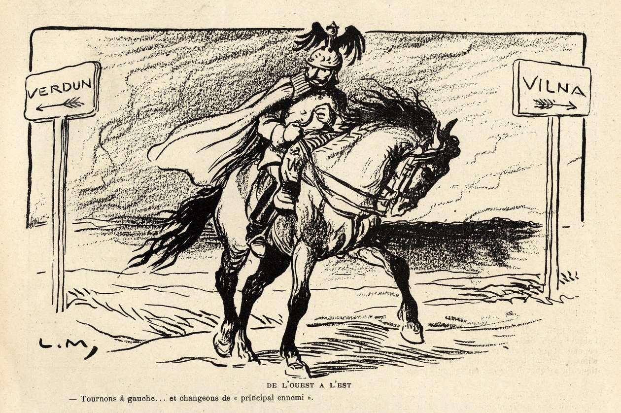 Le Rire rouge, sátira B&W de Lucien Metivet