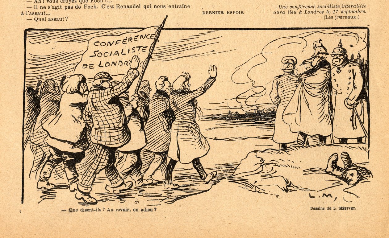 Le Rire rouge, sátira B&W de Lucien Metivet