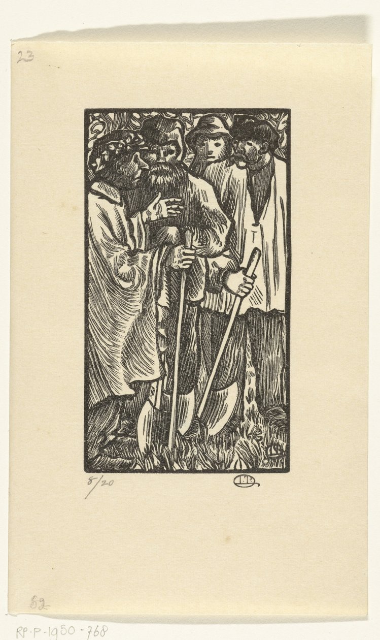 Houthakkers Os lenhadores de Lucien Pissarro
