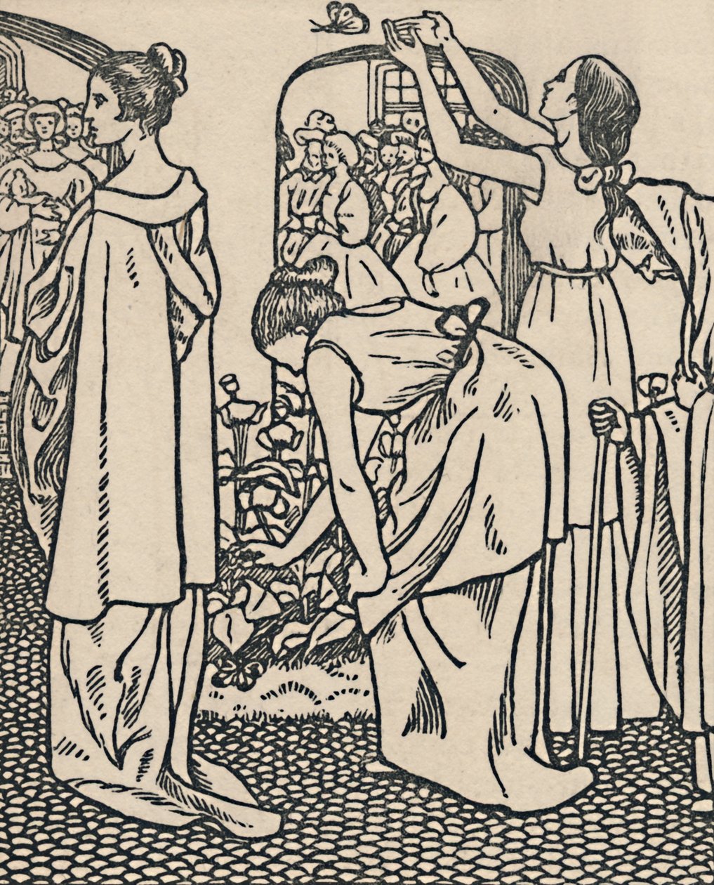 A Bela Adormecida, 1919 de Lucien Pissarro