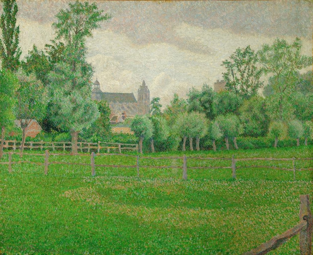 A igreja de Gisors de Lucien Pissarro