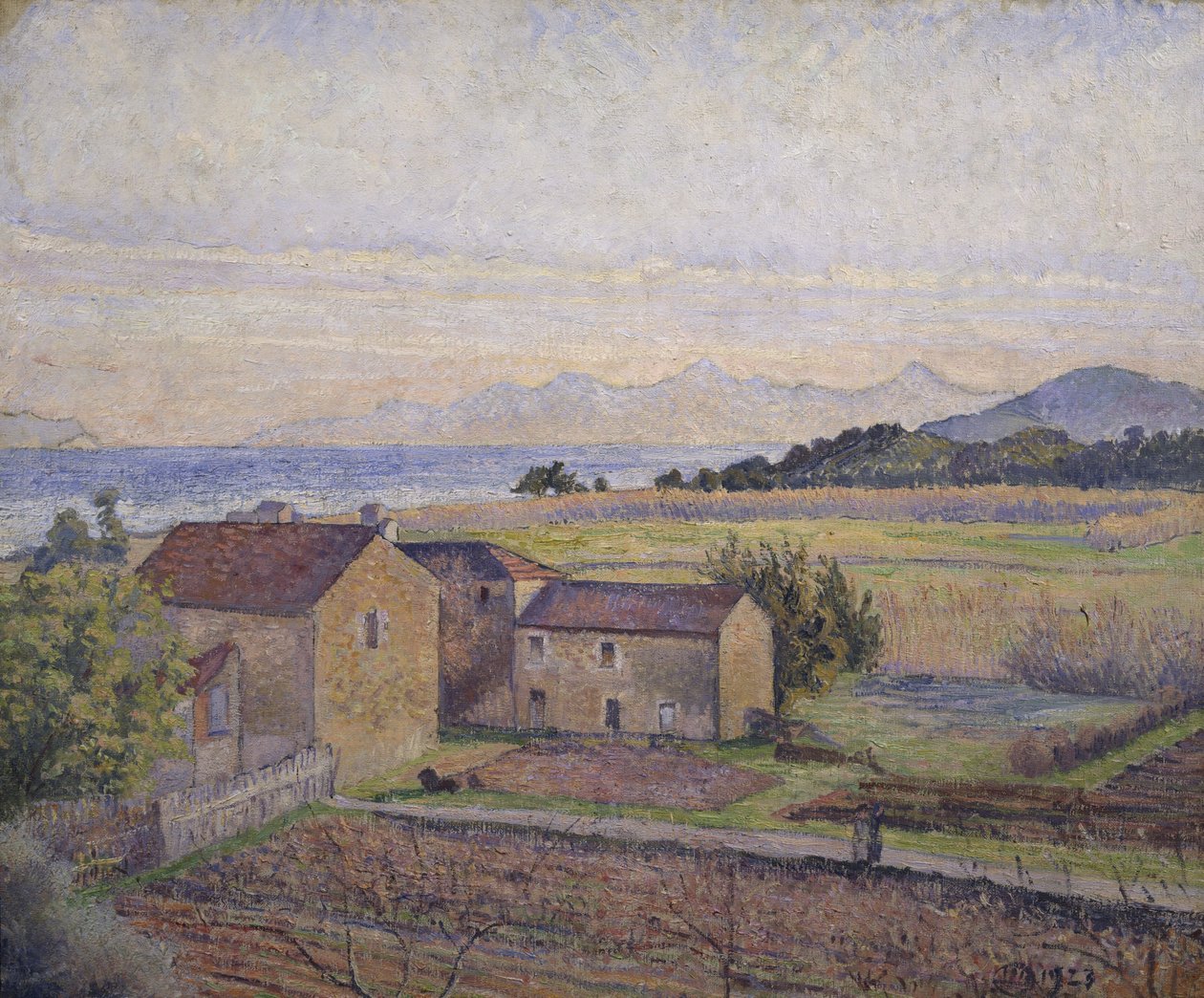 Bormes roadstead de Lucien Pissarro
