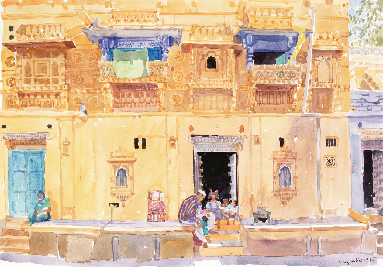 Jaisalmer, 1999 (wc no papel) de Lucy Willis
