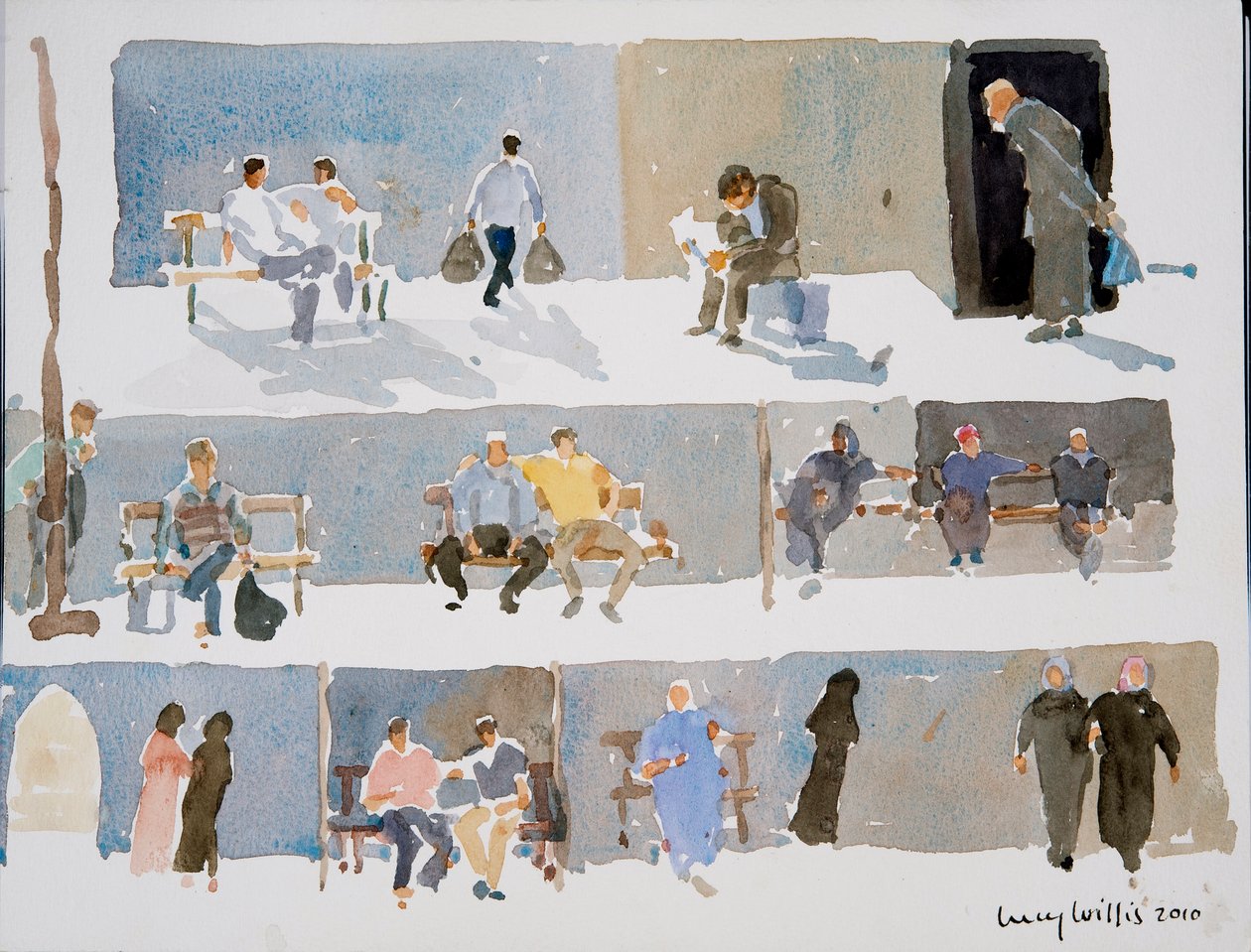Pessoas de Aleppo, 2010 de Lucy Willis