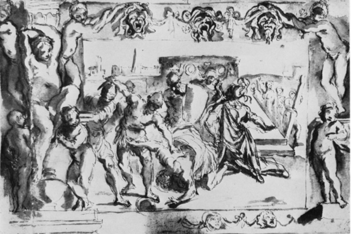 Morte de Tito Tazio de Ludovico Carracci