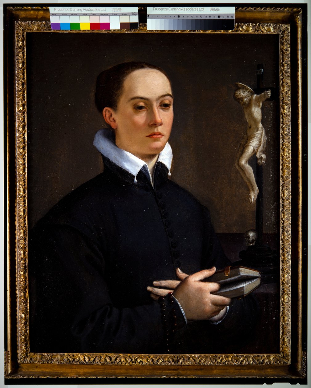 Senhora com crucifixo de Ludovico Carracci