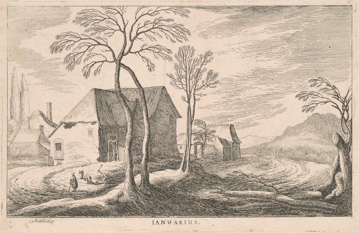 Janeiro (janeiro) de Ludovico Mattioli