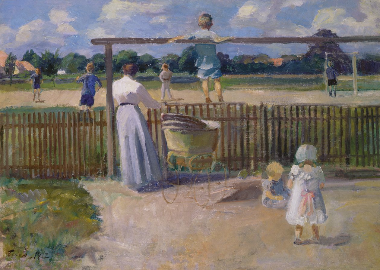 O jogo de futebol de 1912 de Ludvig Find