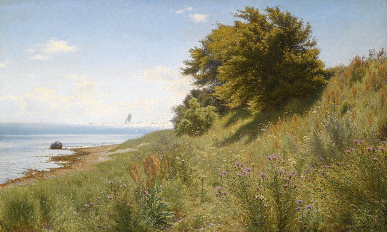 Dia de verão no mar de Ludvig Kabell