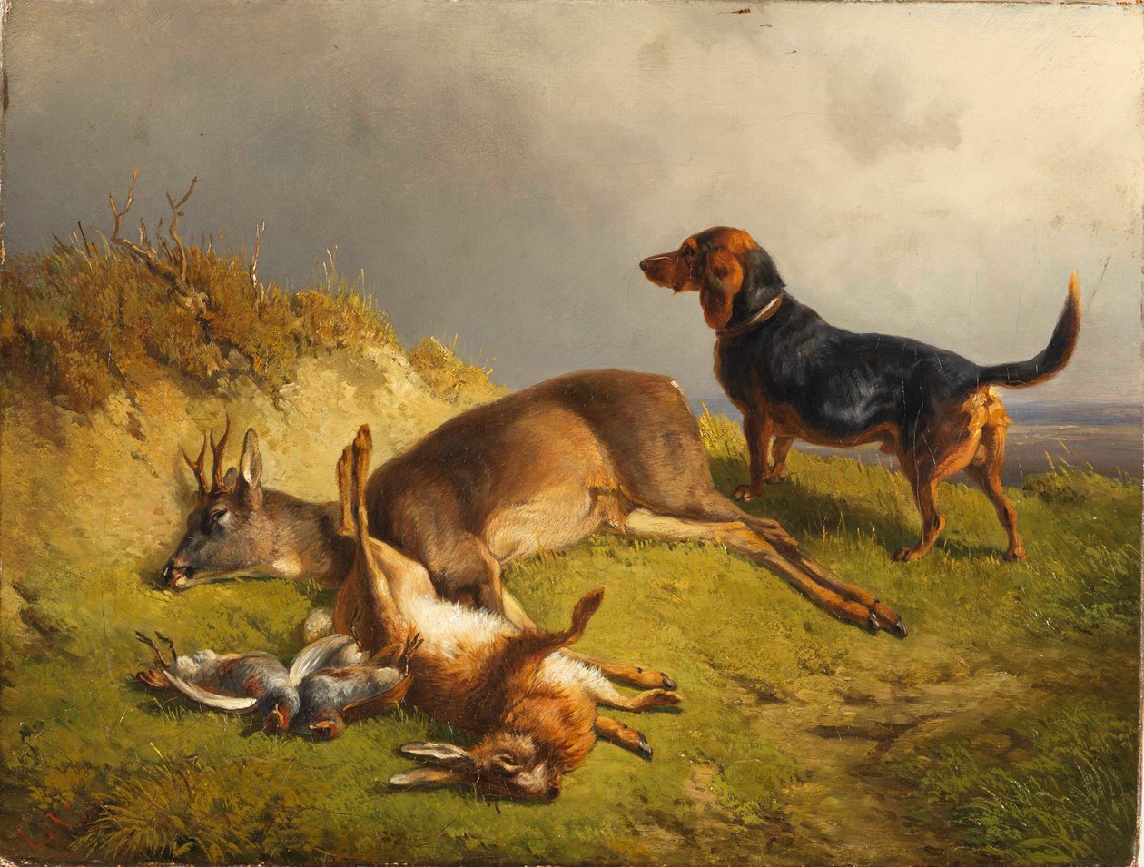Caça e caça de Ludwig Gustav Voltz