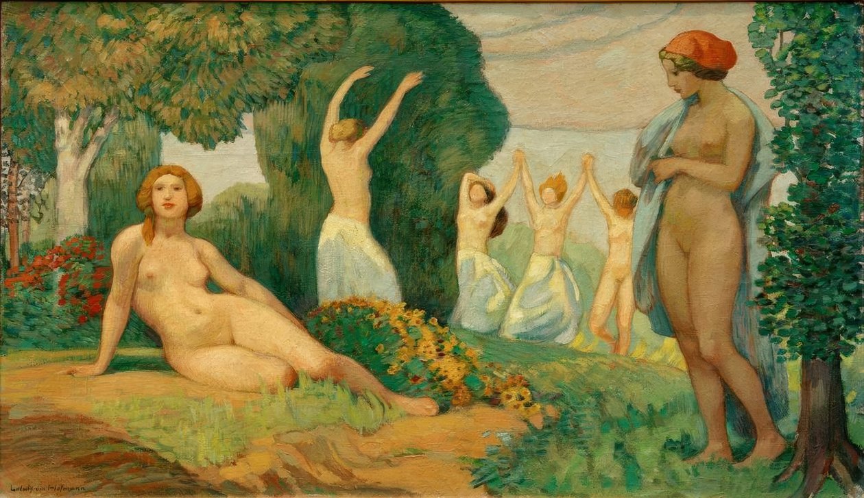 No verão de Ludwig von Hofmann