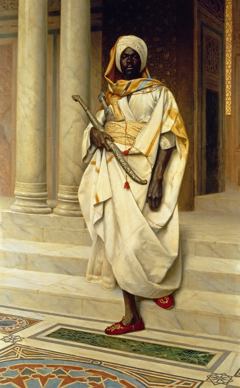 O Emir (óleo sobre tela) de Ludwig Deutsch