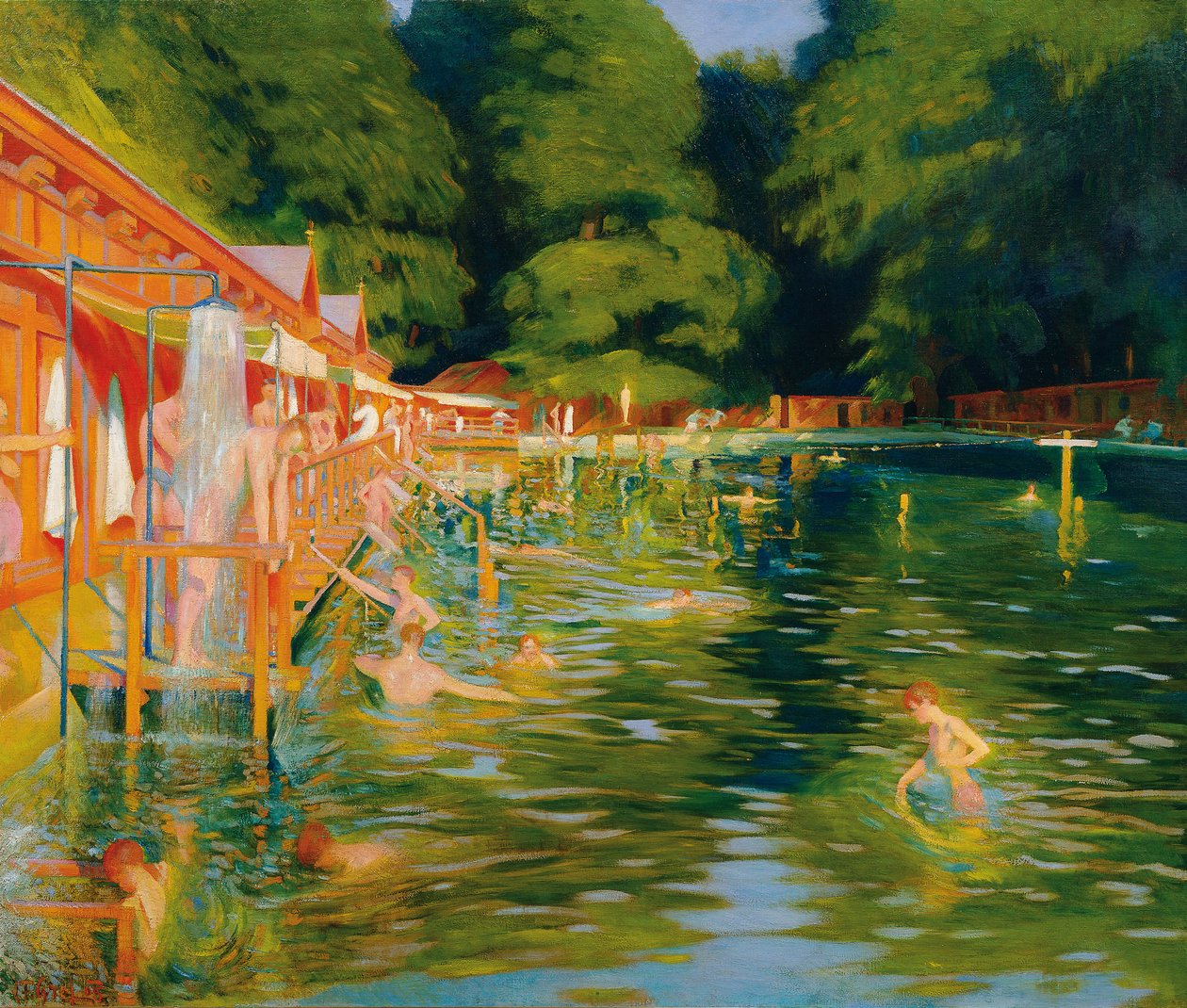 Piscina, 1905. de Ludwig Ferdinand Graf