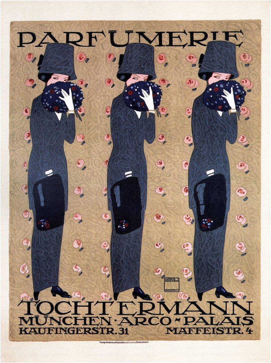 Filha de perfumaria, 1910 de Ludwig Hohlwein