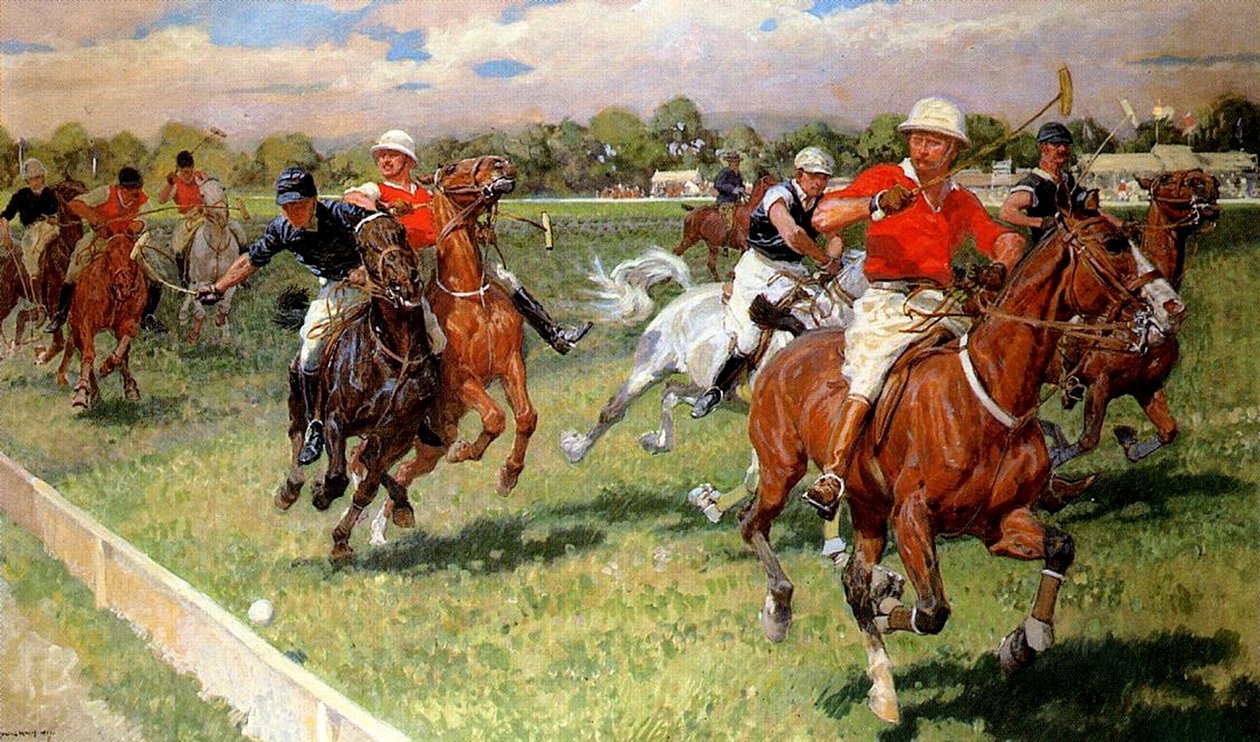 Um jogo de pólo de Ludwig Koch