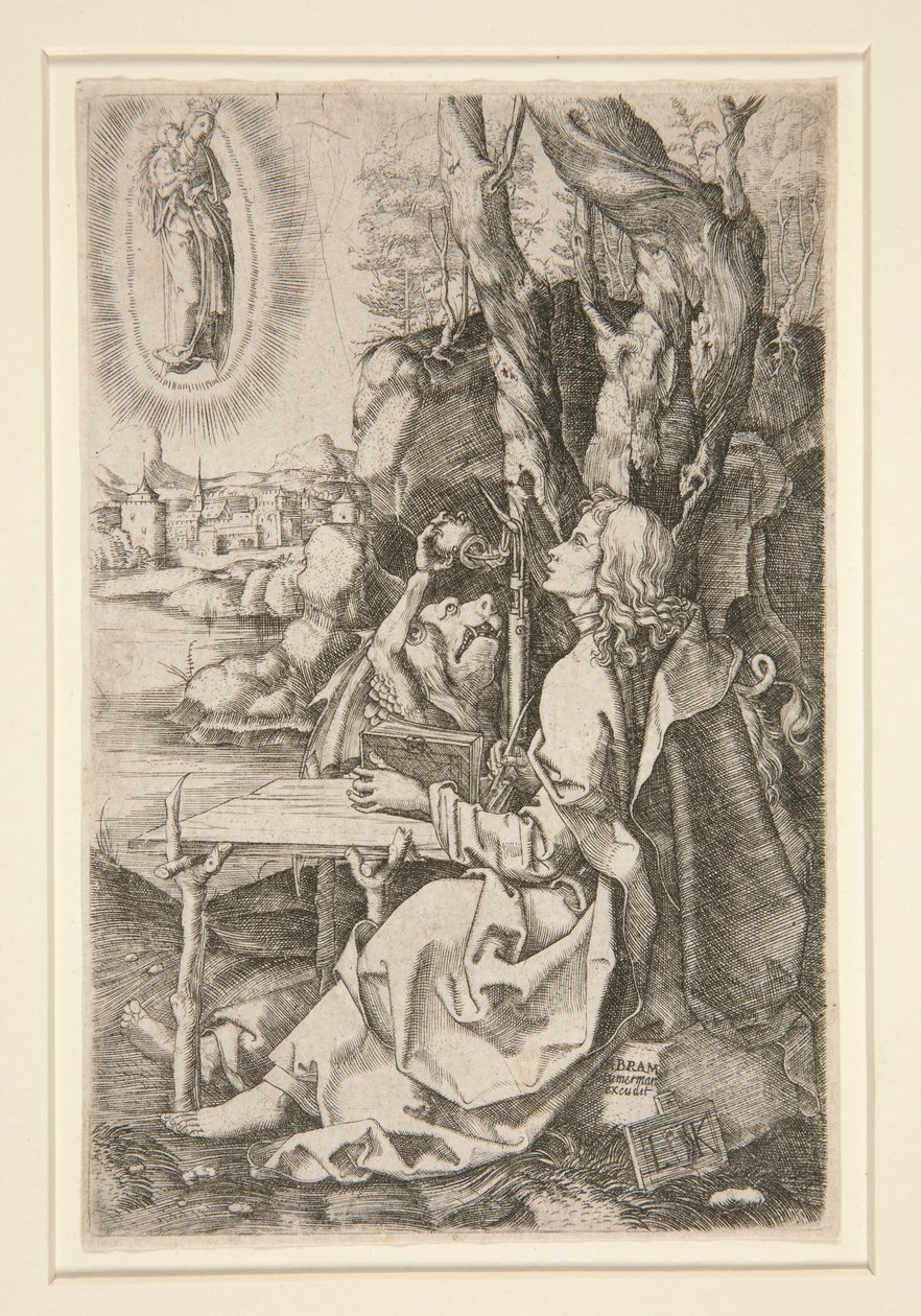 São João na Ilha de Patmos de Ludwig Krug