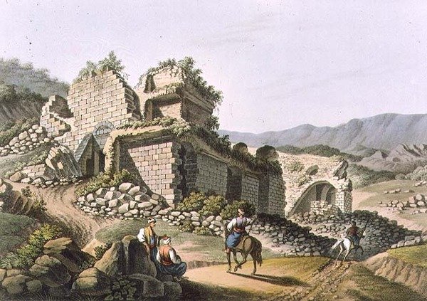 O Teatro em Éfeso de Luigi (after) Mayer