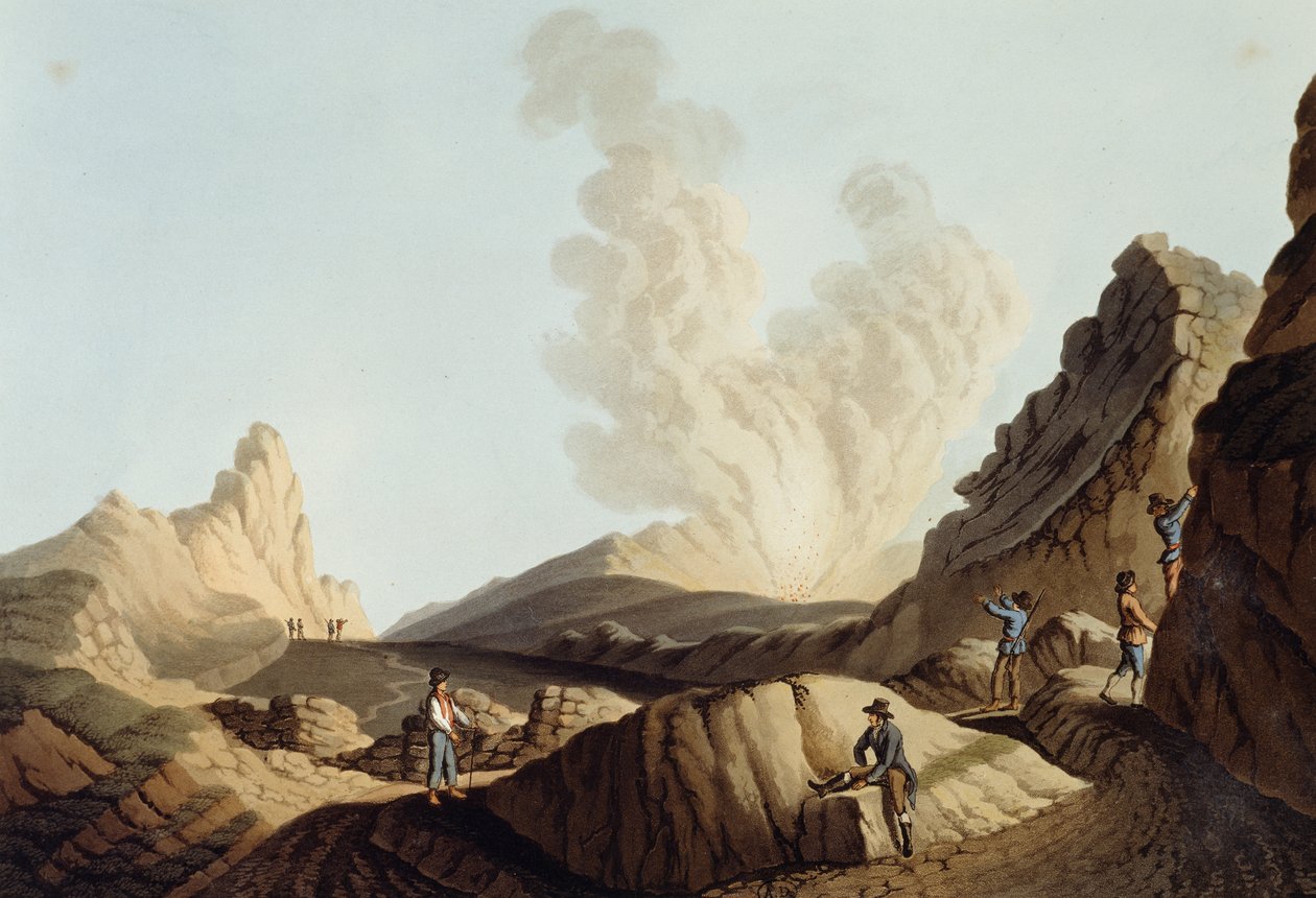 Ilha Stromboli, Cratera de Luigi Mayer