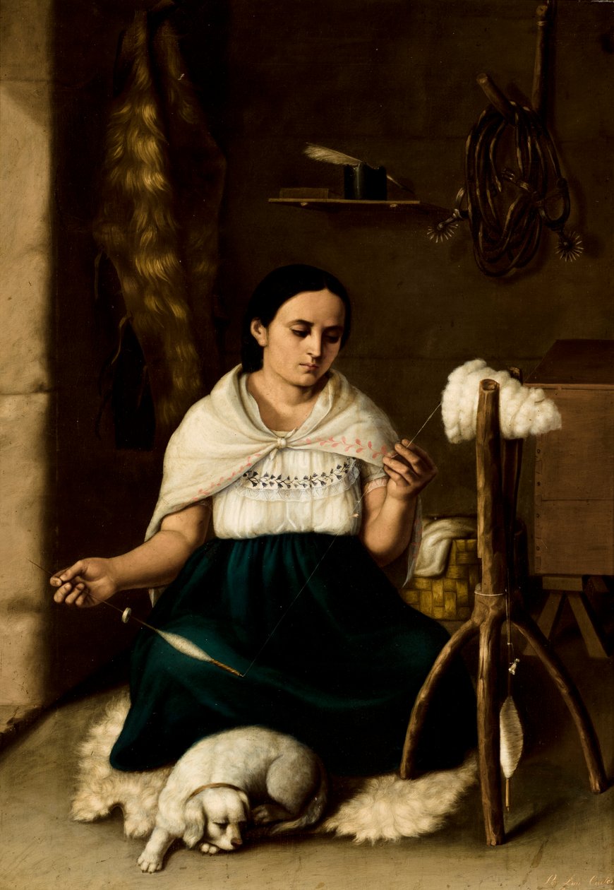 Mulher girando, 1859 de Luis Cadena