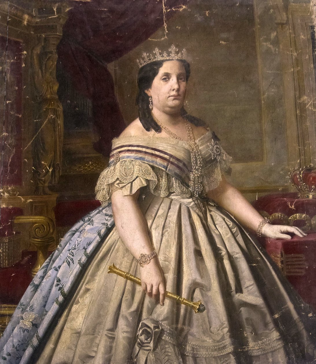 Isabel II da Espanha de Luis de Madrazo