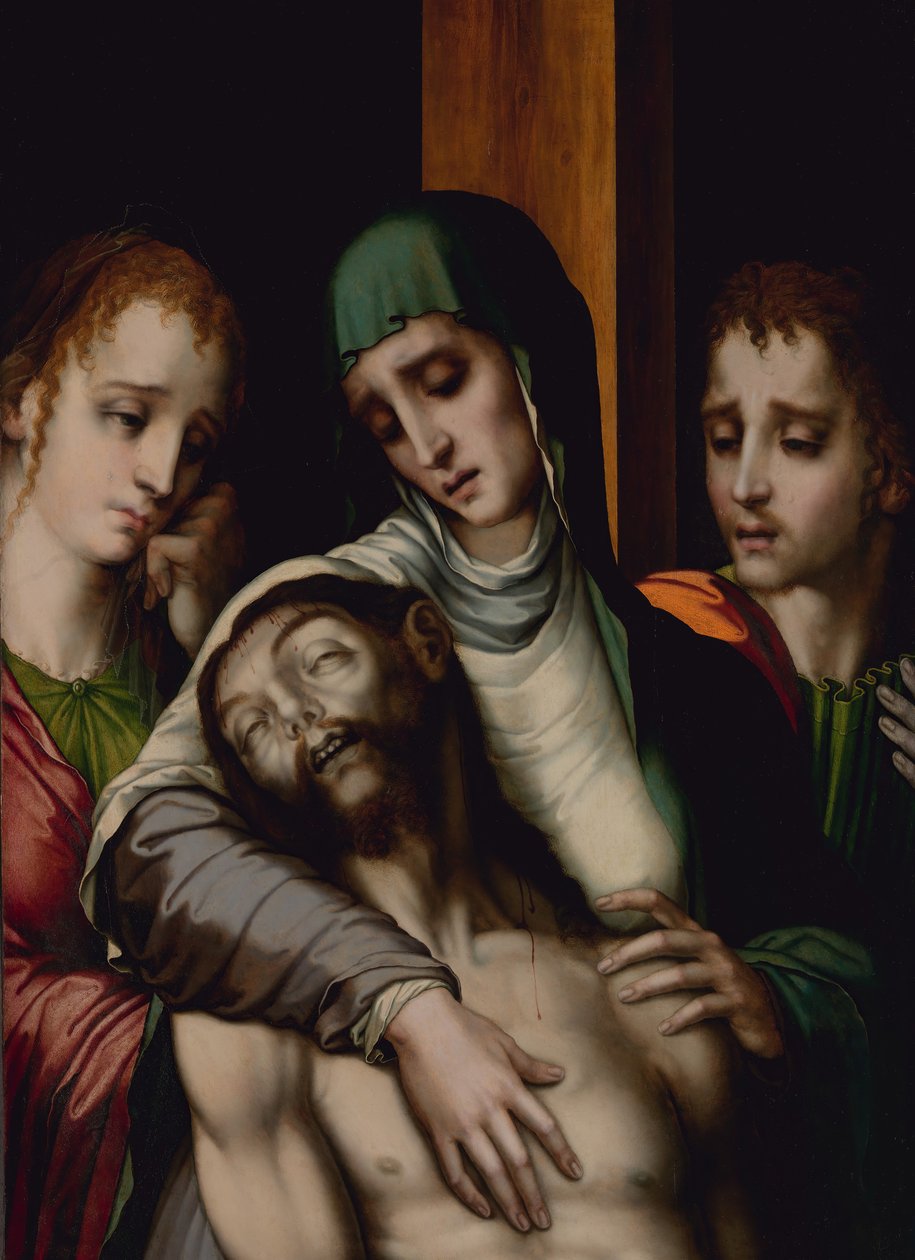 A Lamentação, ca. 1560 de Luis de Morales