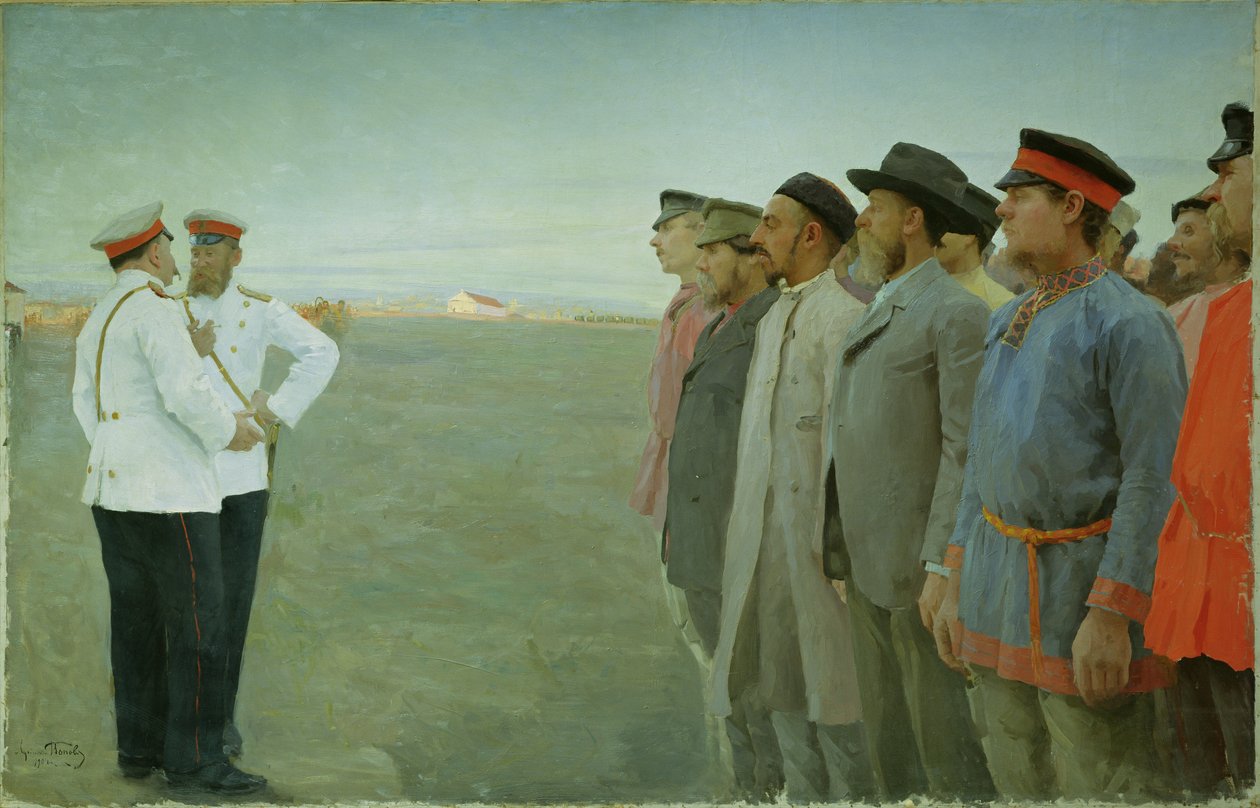Mobilizado, 1904 de Lukjan Vasilievich Popov