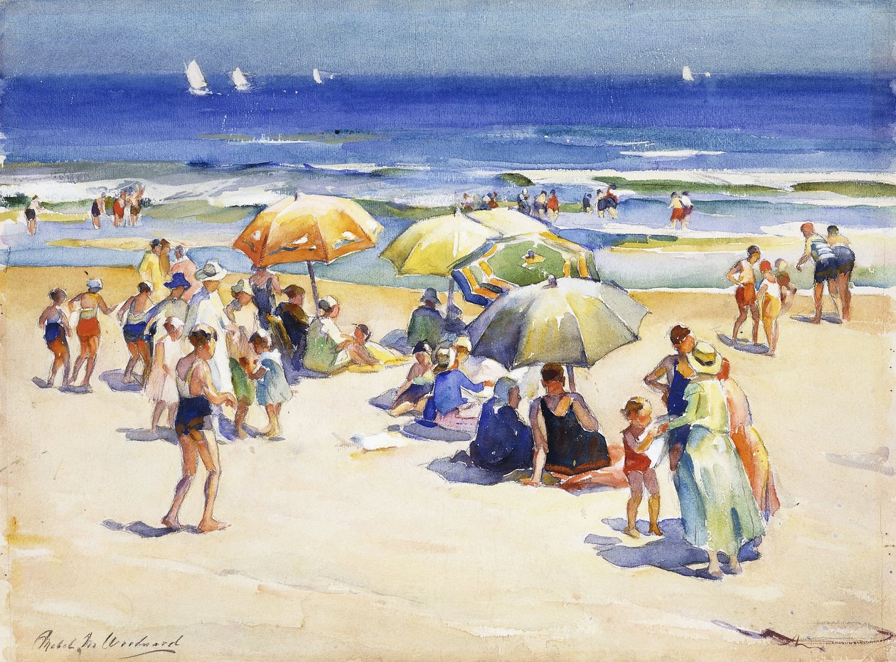 Uma tarde na praia de Mabel Woodward
