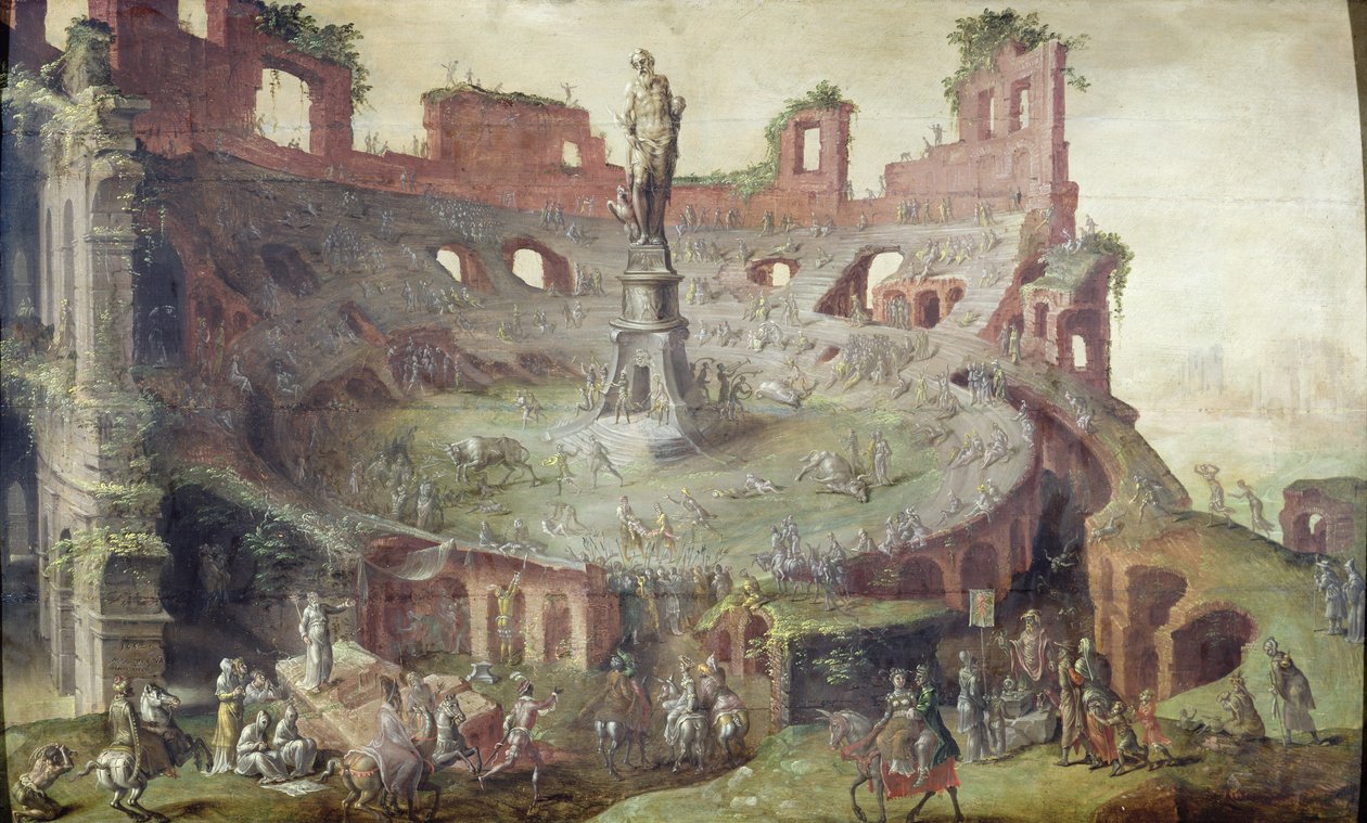 Tourada Antiga, 1552 de Maerten van Heemskerck