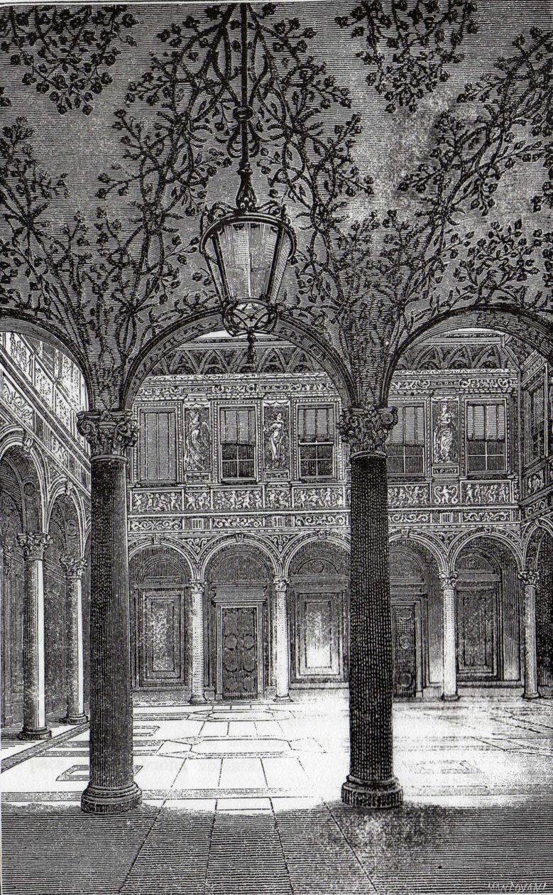 Pátio do Palazzo Bigli de Mantovani
