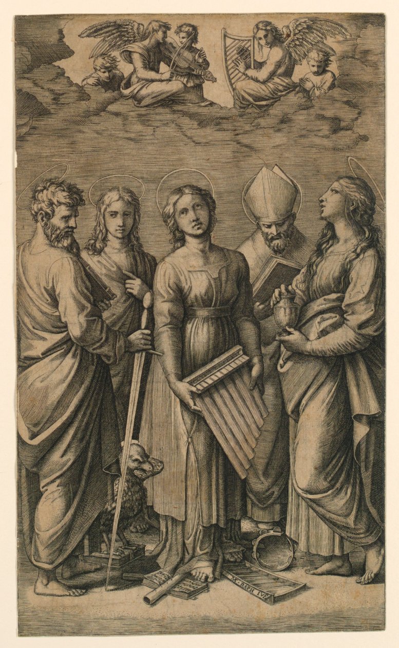 Santa Cecília de Marc Antonio Raimondi