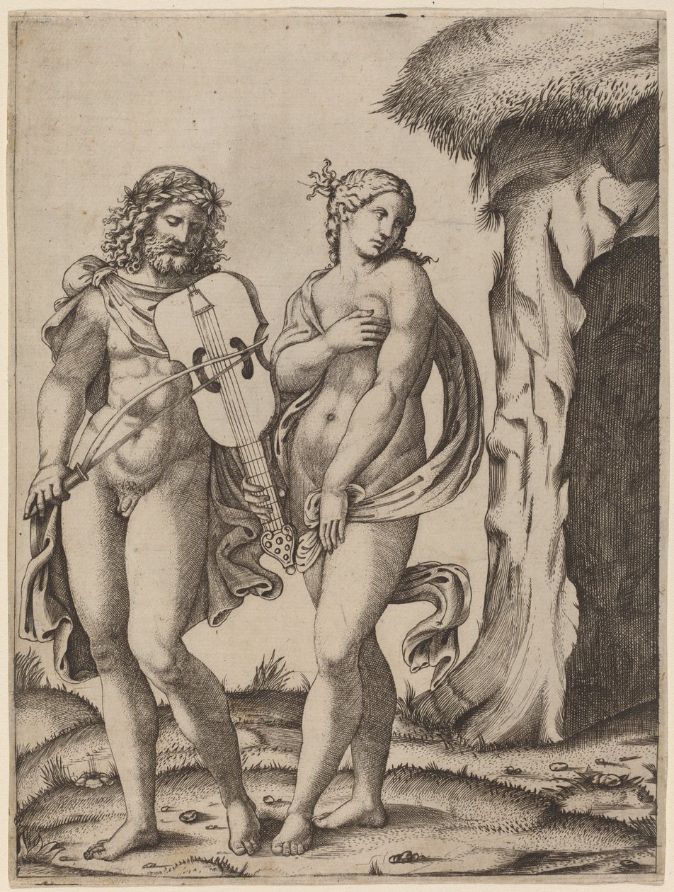 Orfeu e Eurídice de Marcantonio Raimondi