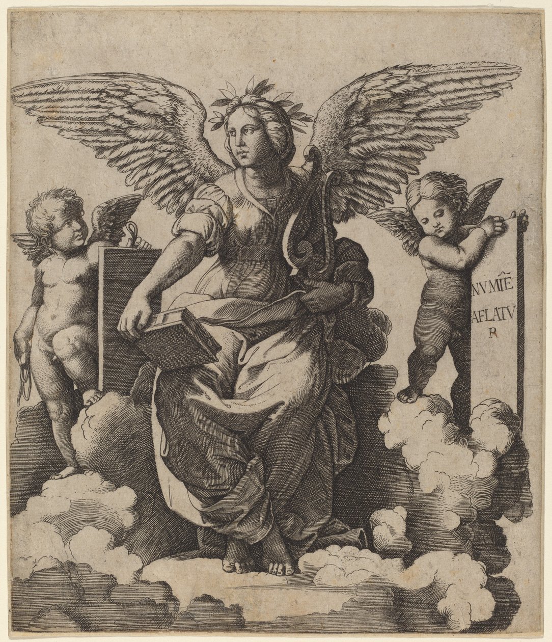 Poesia de Marcantonio Raimondi after Raphael
