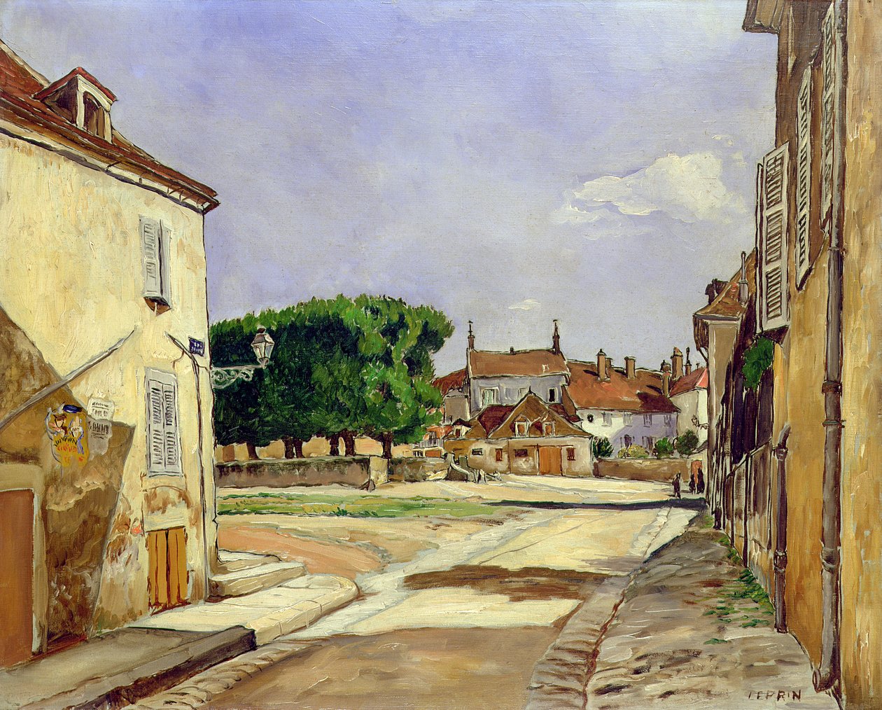 Uma rua em Avallon de Marcel Leprin