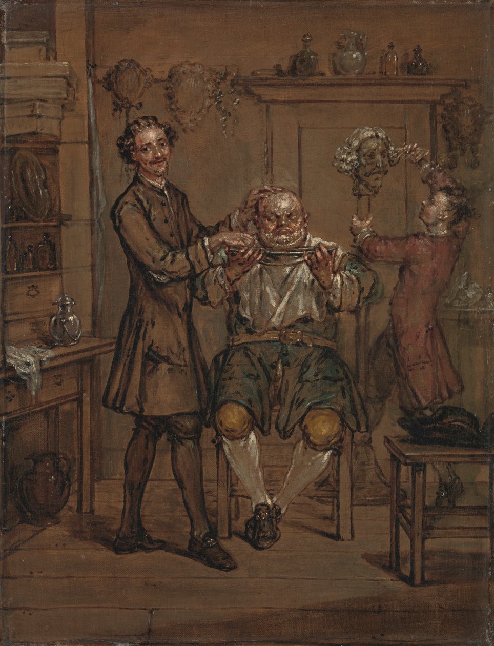 O barbeiro de Marcellus Laroon the Younger