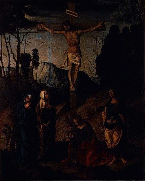 Crucifixo, c.1510 (painel) de Marco Palmezzano