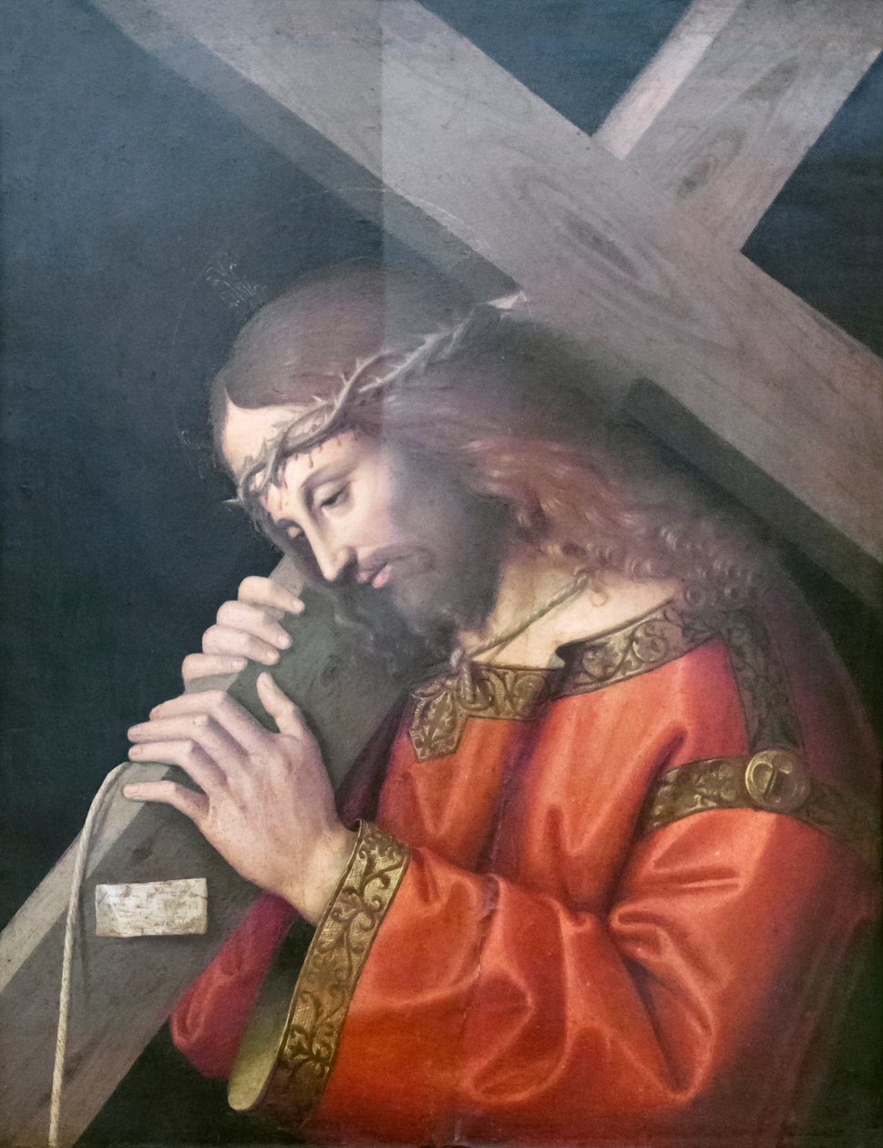 Jesus carregando a cruz de Marco Palmezzano