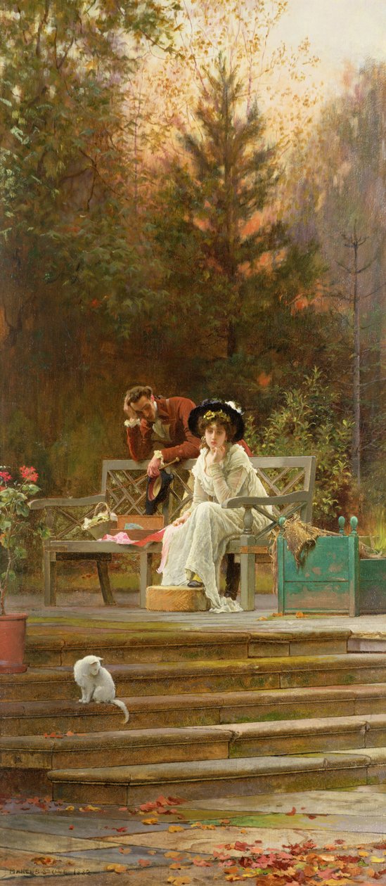 Um anexo anterior, 1882 de Marcus Stone