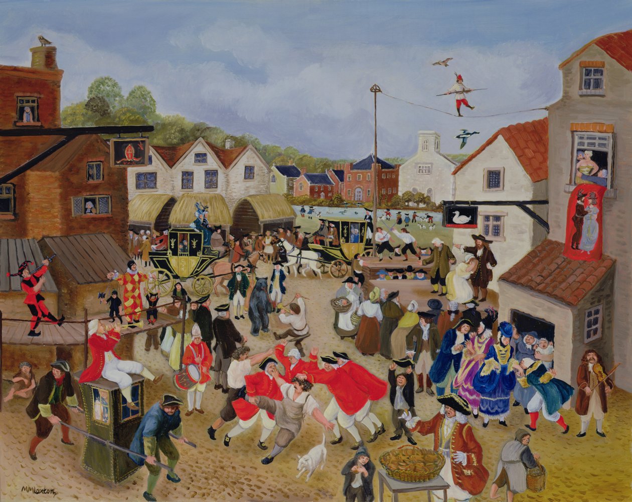 A Feira da Aldeia de Margaret Loxton