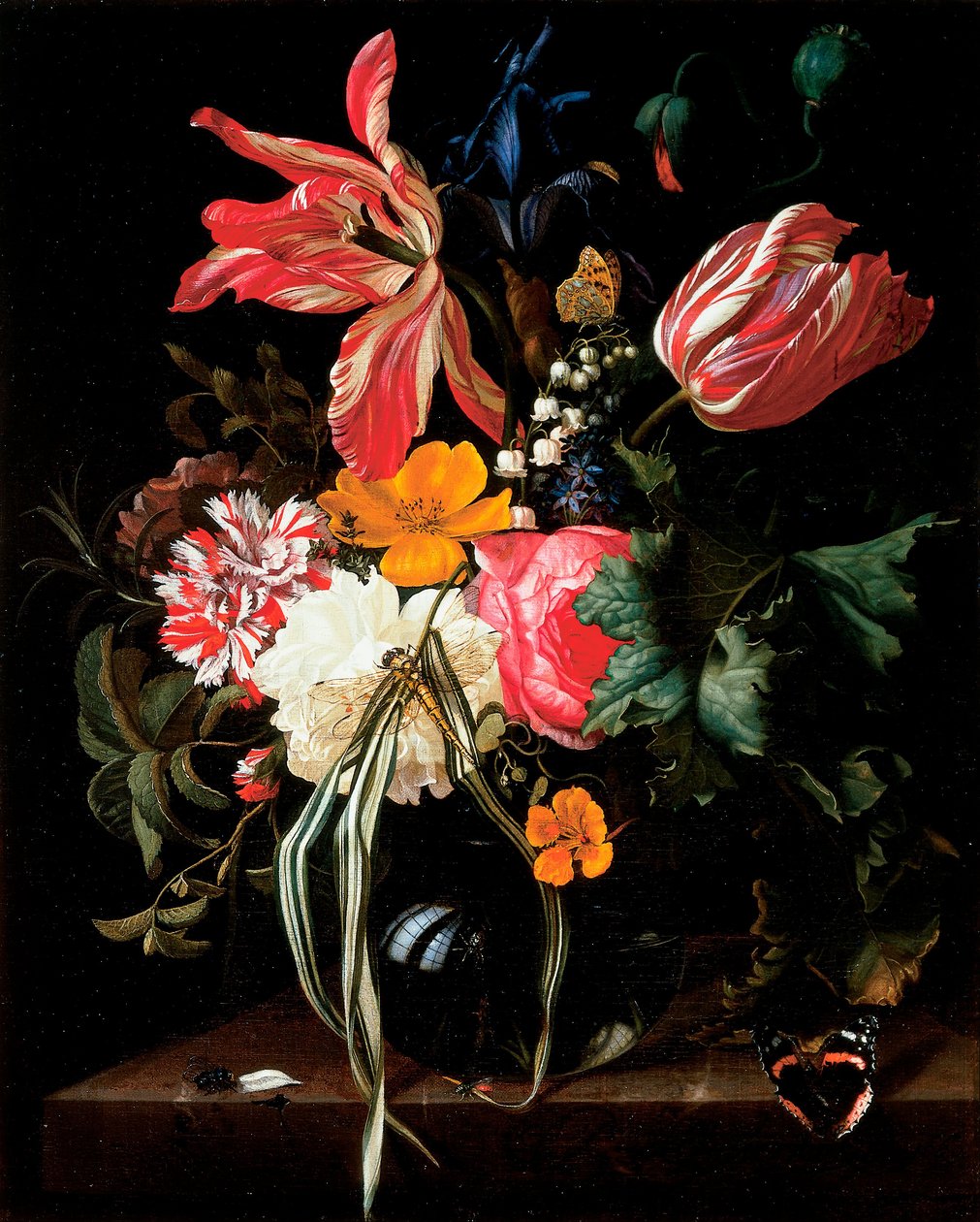 Flor ainda vida de Maria van Oosterwijck