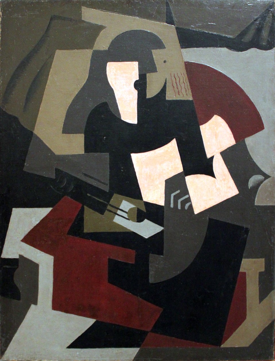 Mulher, com, guitarra de Maria Blanchard