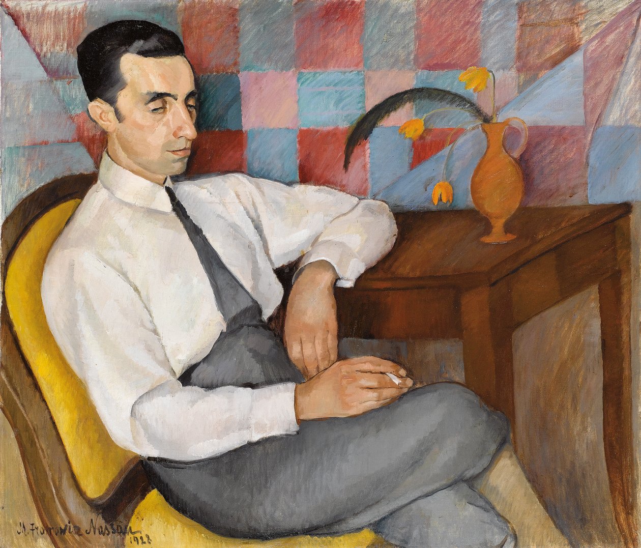Retrato de homem de Maria Fromowicz Nassau