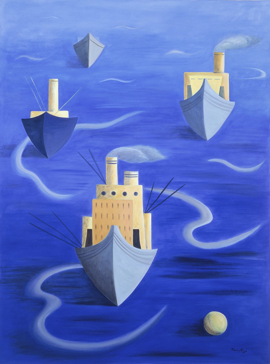 Barcos no porto, 1994 de Marie Hugo