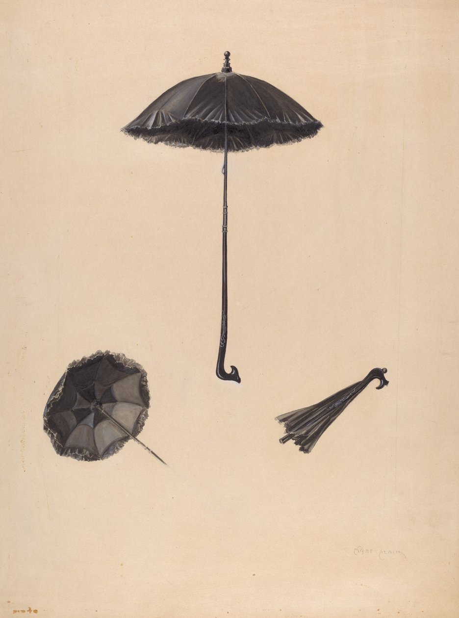 Guarda-sol, c. 1938. de Marie Alain