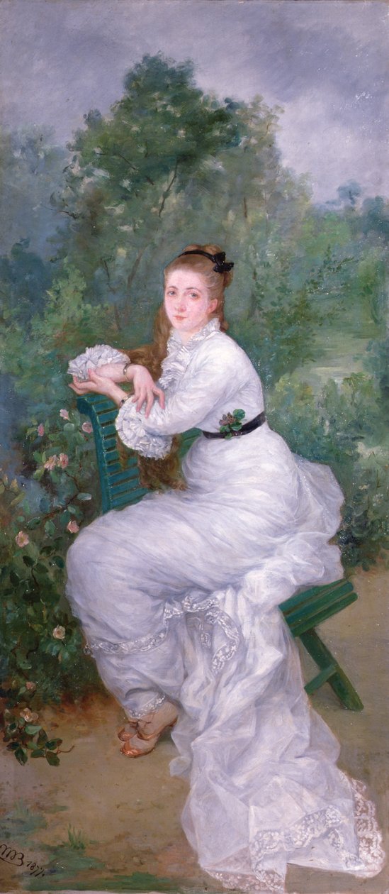 Louise in the Garden de Marie Bracquemond