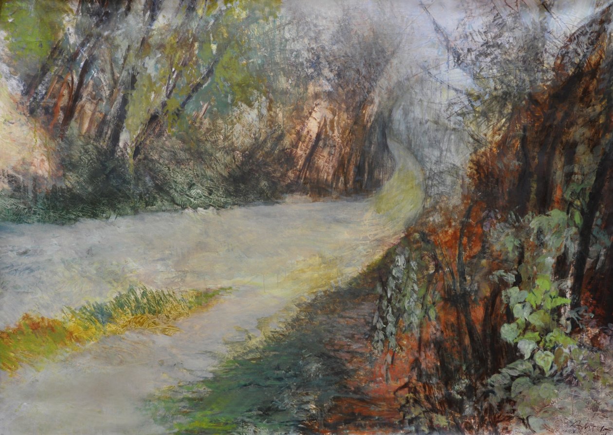 Nemus, 2014 (óleo sobre tela) de Marina Falco