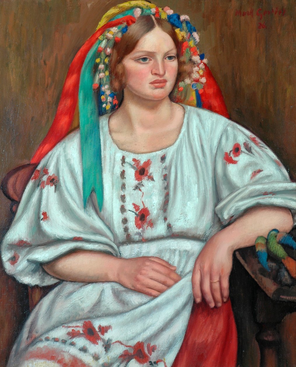 Camponesa Russa, 1926 de Mark Gertler