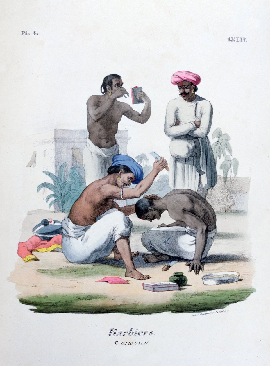 Barbeiros, 1828 de Marlet et Cie