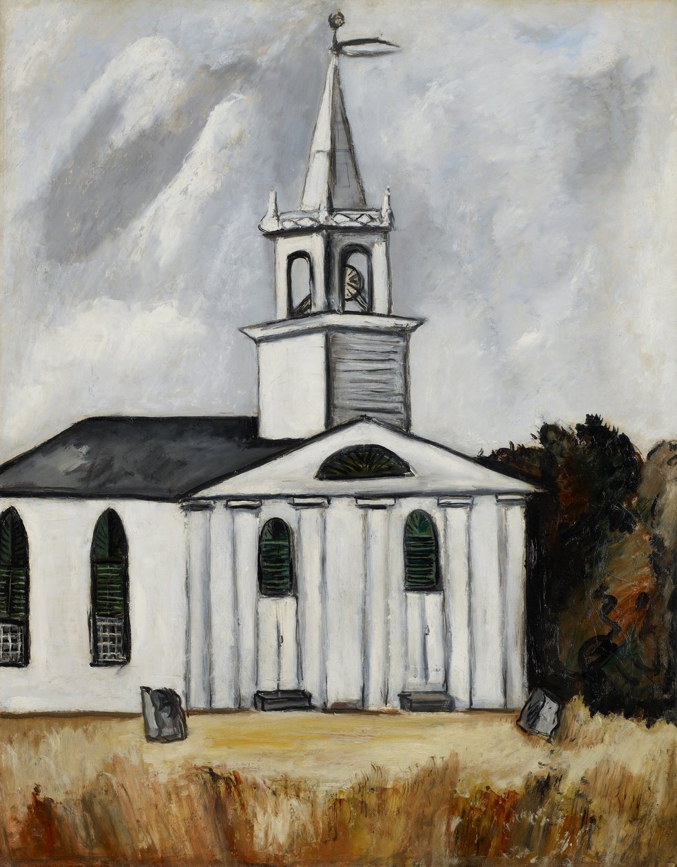 Igreja na Maré da Cabeça #2 de Marsden Hartley