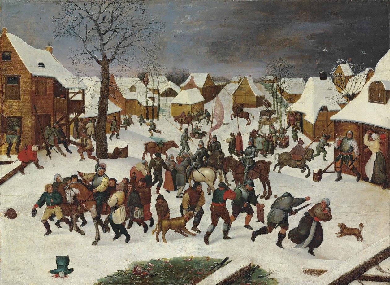 Massacre dos Inocentes de Marten van Cleve